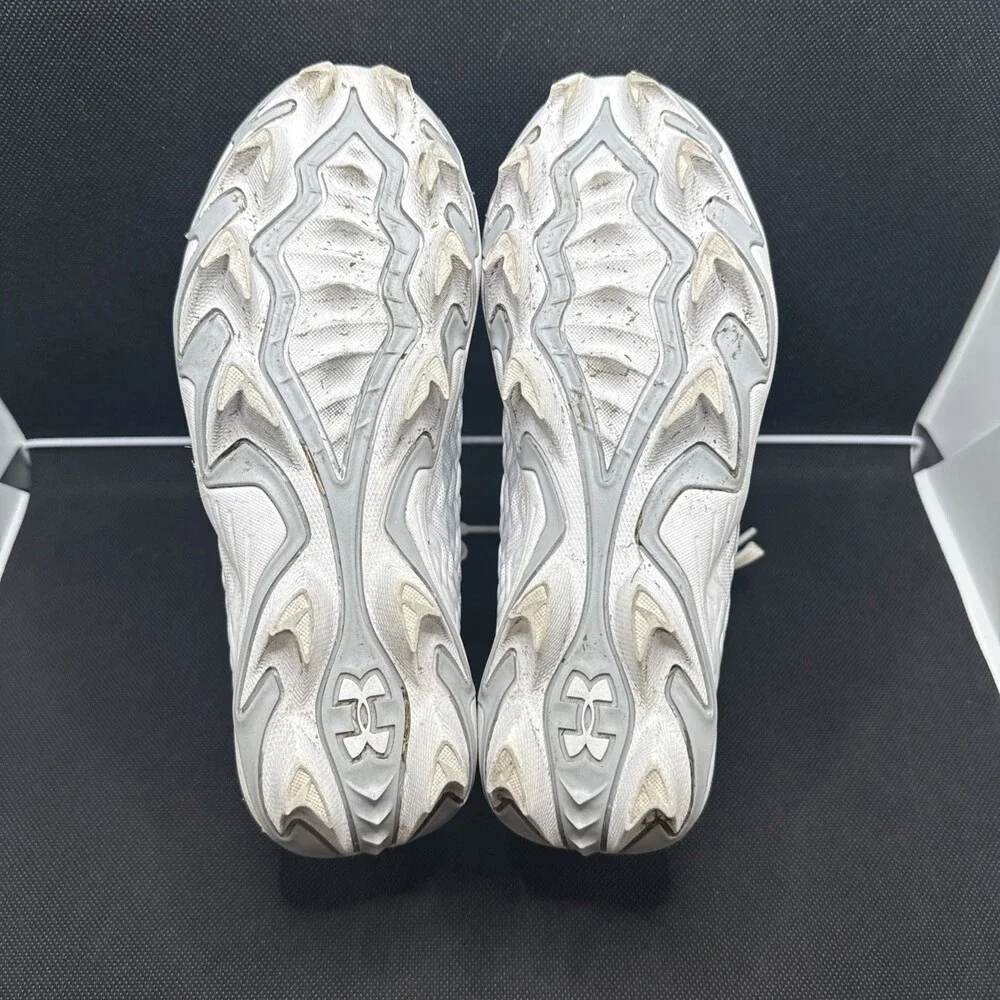 Under Armour Spotlight Hammer RM Youth 2.5 White Silver Football Cleats UZB52